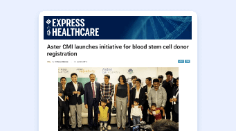 Blood stem cell donation registration