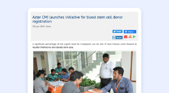 Initiative For Blood stem cell donation registration