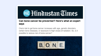 Can Bone cancer be prevented 
